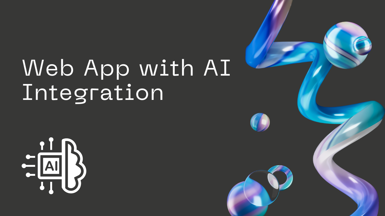 Full Stack Web Developer for Web App with AI Integration