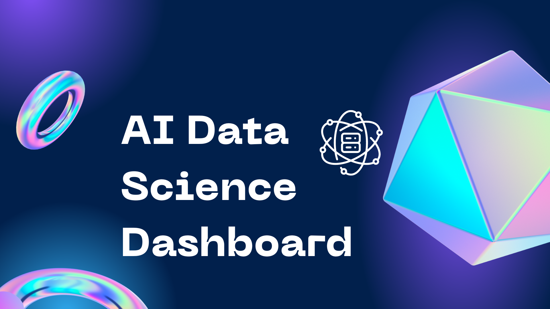 AI Data Science Website Application Dashboard Python